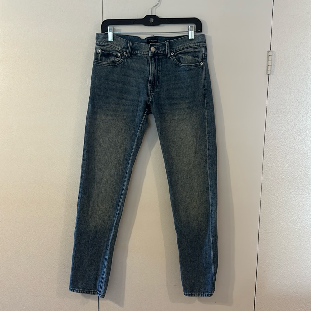 Club Monaco super slim denim mid/high rise with stretch